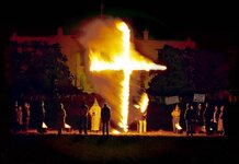 Trump marks Martin Luther King weekend with burning cross on White House Lawn