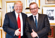 NHS Swamped by Tourette’s outbreak after Gove and Trump footage surfaces Gove and Trump Tourette's