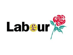 Labour logo with Ukip logo within it