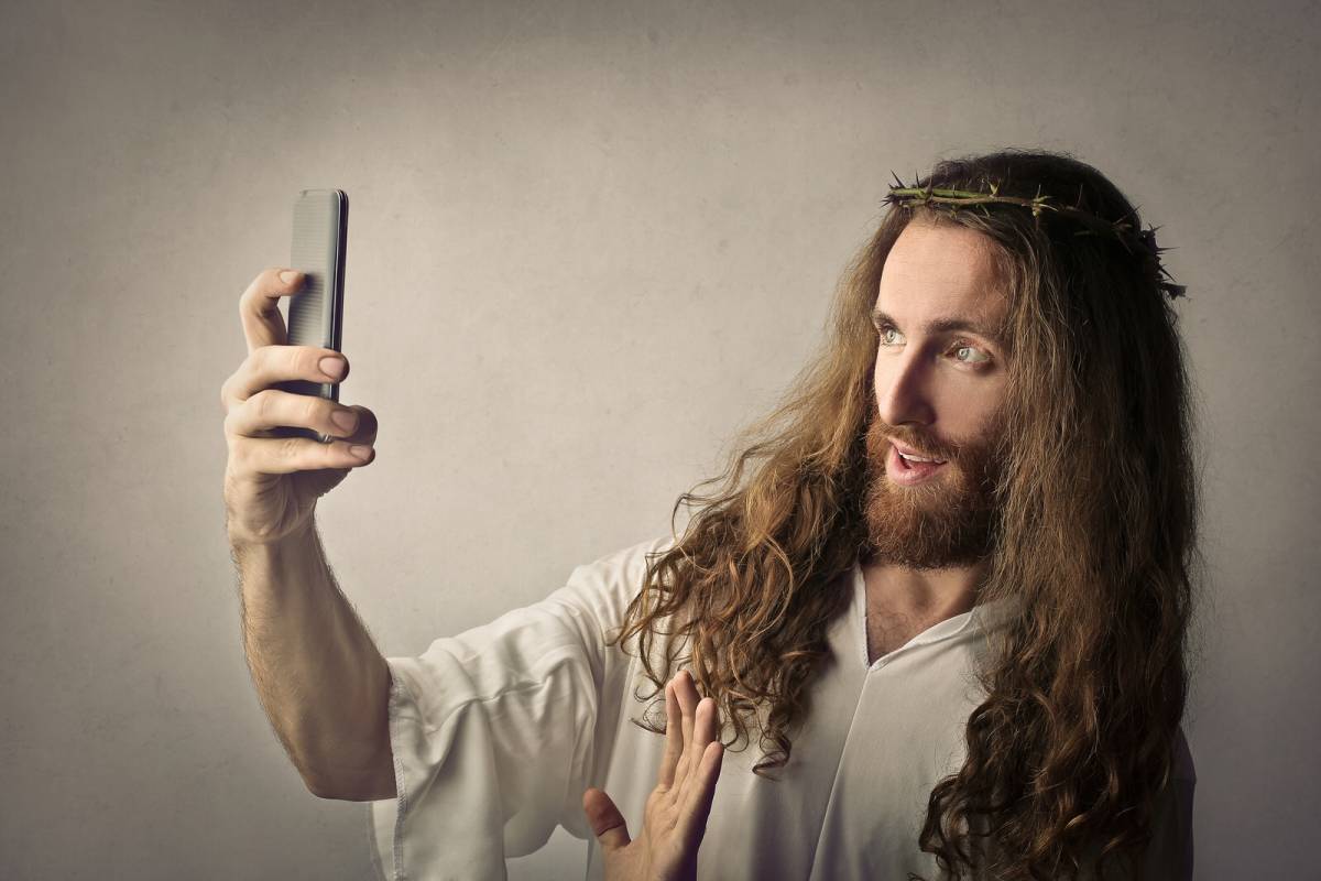 Jesus has taken to social media in support of Tesco saying that