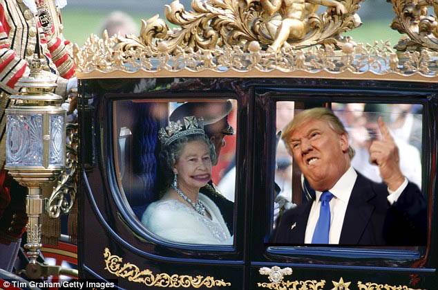 Trump demands to be “Showered in Gold” during UK visit