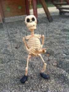 Dancing Gerry Anderson skeleton