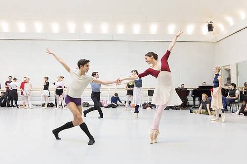 Theresa May’s constant turning catches attention of the Royal Ballet