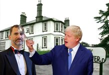 Boris Johnson hits King of Spain on forehead with spoon after mistaking him for drinks waiter Boris Felipe Spoon