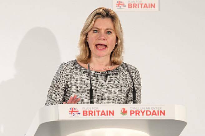 Secretary of State for Education, Justine Greening shows concern for pupils “Not talk good” Justine Greening