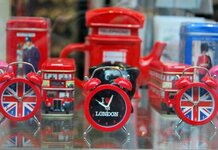 Collection of London souvenirs