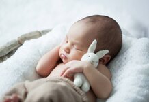 Baby carefully planning most inconvenient moment to shit himself Newborn Baby