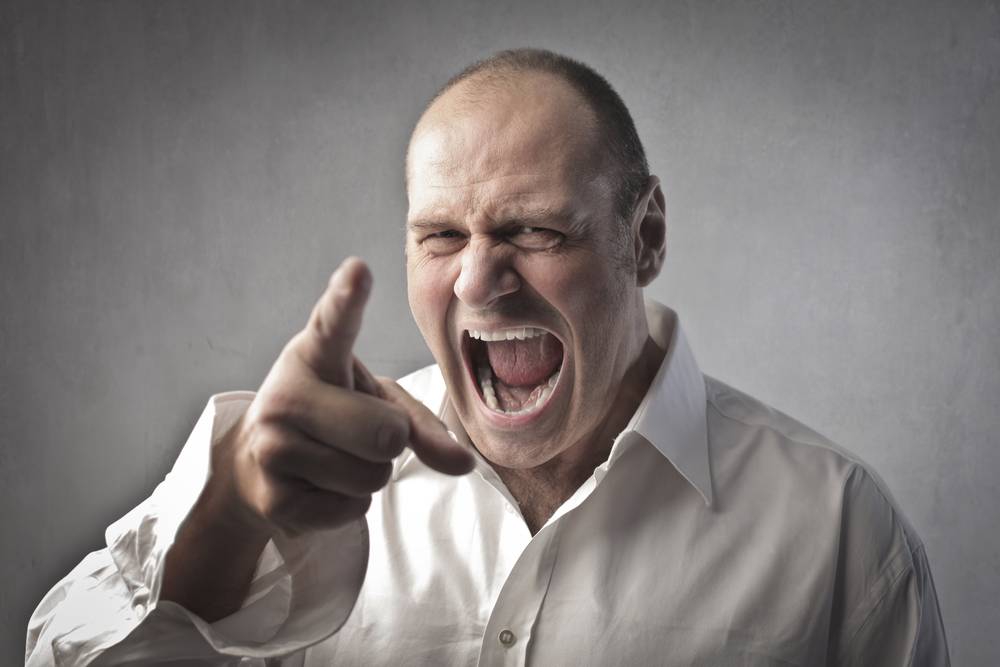 Angry Man Shouting