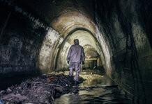 London sewer found clogged with dreams of the young after government flushes future down toilet