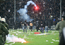 Belgian football riot shows EU is hungry for UK exports says Liam Fox Football Riot