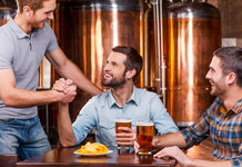 Husband remembers to put recycling bin out on right day Congratulations