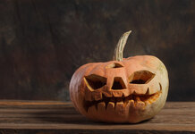 Halloween pumpkin mistaken for President Trump Pumpkin