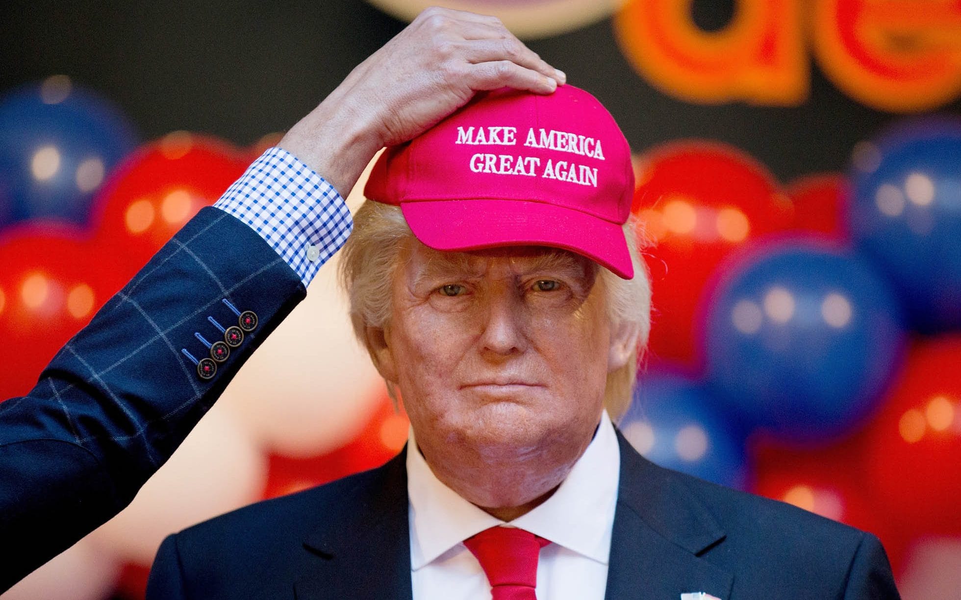 Waxwork of Donald Trump removed from Museum in Bumshart Nebrahoma Trump