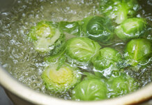 Christmas lunch already ruined after Grandma forgets to start cooking sprouts before end November Boiling Sprouts