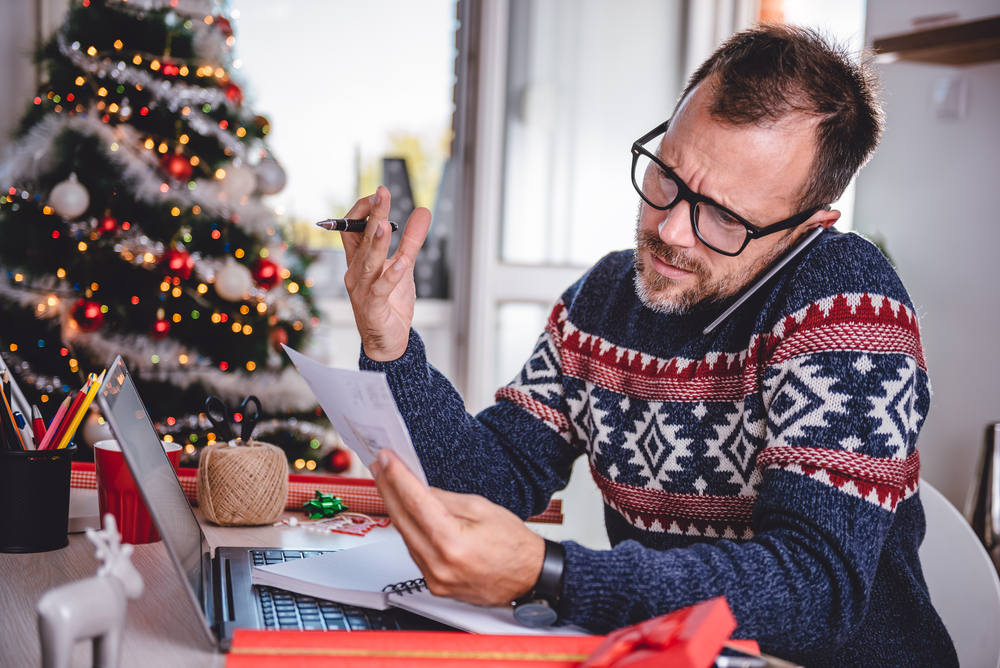 Angry Man Christmas