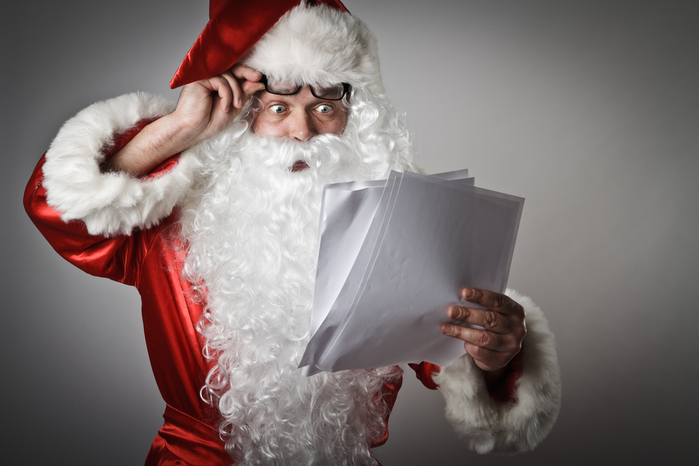 Surprised Santa