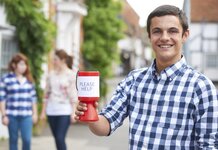 Bloke donates money to charity without fingering a stranger