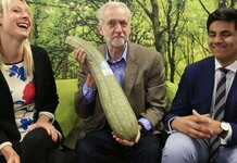 World hunger solved after Jeremy Corbyn urinates on field