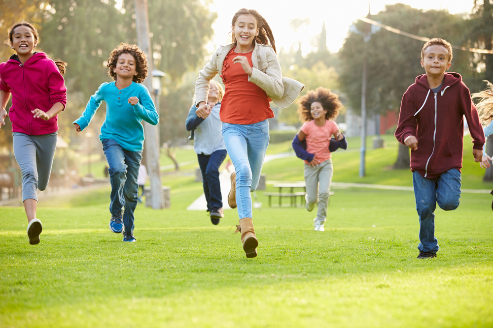 Children Running