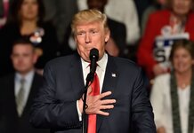 Trump sues porn star for breaching confidentiality agreement about affair he claims not to have had