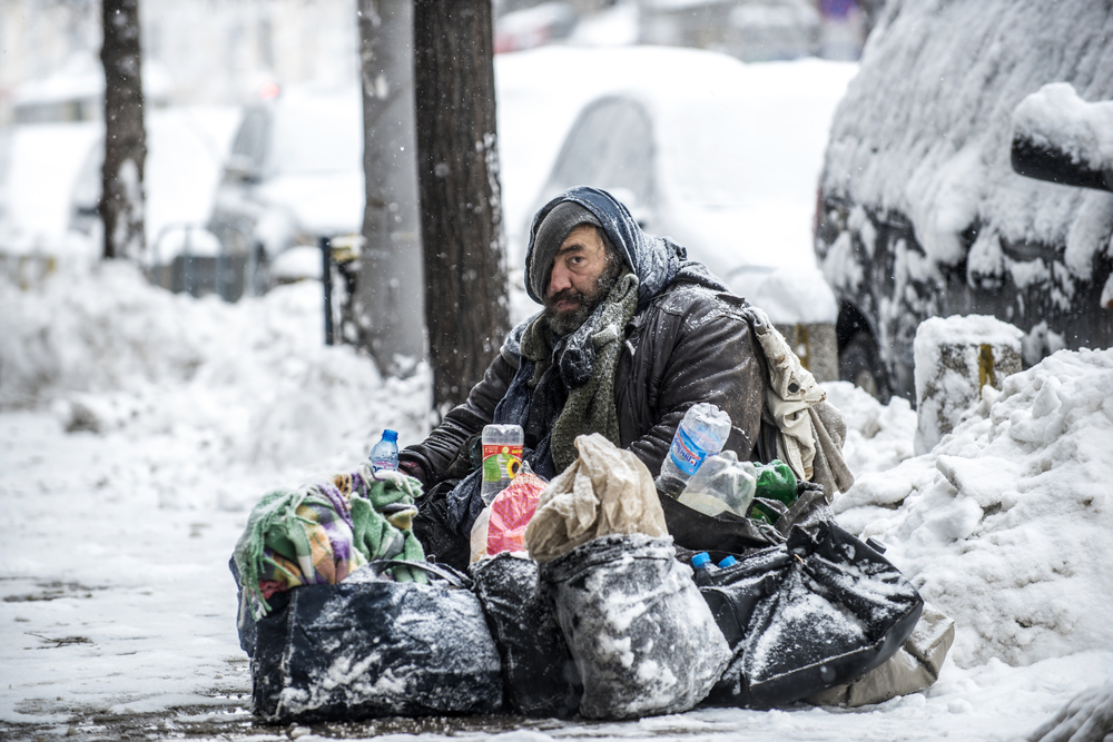 Homeless man