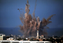 Israel celebrates Eurovision win by bombing Gaza strip Gaza