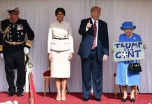 Anglo US relations at lowest ebb since war of 1812 as Queen joins anti-trump protest