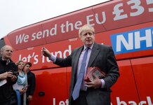 ‘Everybody in Scunthorpe will lose their jobs’ was on the other side of bus, says Boris Johnson